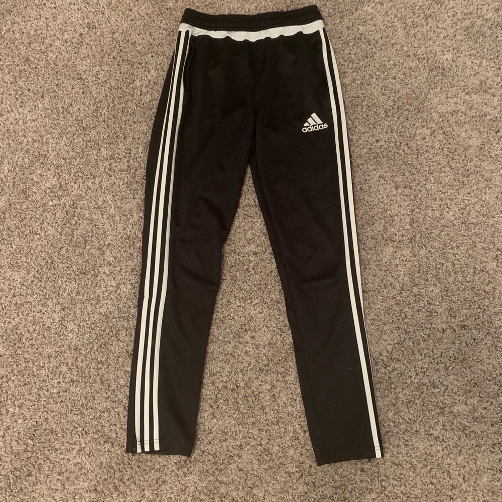 Black adidas sweat pants